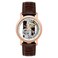 Thomas Earnshaw Mens 43mm Fowler Bridge Automatic Watch with Leather Strap ES822503