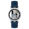 Thomas Earnshaw Fowler Bridge Mens Watch Automatic Skeleton Movement 43mm Stainless Steel Case Leather Strap Water Resistant 30m ES8225 Blue Silver