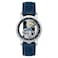 Thomas Earnshaw Fowler Bridge Mens Watch Automatic Skeleton Movement 43mm Stainless Steel Case Leather Strap Water Resistant 30m ES8225 Blue Silver