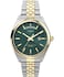 Timex Mens Legacy 41mm Watch TwoTone Bracelet Green Dial TwoTone Case