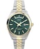 Timex Mens Legacy 41mm Watch TwoTone Bracelet Green Dial TwoTone Case