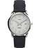 Timex Mens Easy Reader 35mm Watch Black Strap White Dial SilverTone Case