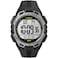 Timex Mens Digital 43mm Watch Black Band Digital Dial Black Case