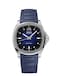 MIDO Multifort TV Big Date Swiss Automatic Watch for Men 40mm Case Blue Dial Blue Rubber Strap M0495261704100