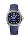 MIDO Multifort TV Big Date Swiss Automatic Watch for Men 40mm Case Blue Dial Blue Rubber Strap M0495261704100