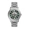 Fossil Mens Watch Heritage Automatic Silver Stainless Steel Watch for Men
