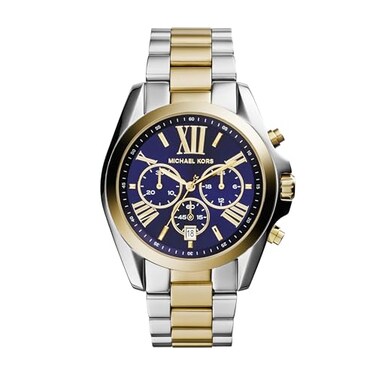 Michael Kors Watch Bradshaw Chronograph TwoTone Stainless Steel Womens Watch
