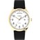 Timex Mens Modern Easy Reader 40mm Watch Black Strap White Dial GoldTone Case