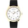 Timex Mens Modern Easy Reader 40mm Watch Black Strap White Dial GoldTone Case