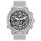 Citizen Eco Drive Navihawk Black Dial SS Chrono Quartz Mens Watch JY803083E