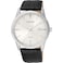 Citizen Quartz Mens Watch Stainless Steel with Leather strap Casual Black Model BI500001A