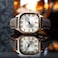 Thomas Earnshaw Mens 39mm Coussin Automatic Silver Grey Watch with Leather Strap ES828402