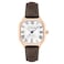 Thomas Earnshaw Mens 39mm Coussin Automatic Silver Grey Watch with Leather Strap ES828402
