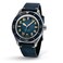 UNDONE Basecamp Cali Blue Automatic 40mm 100M Water Resistance Vintage Blue Dial Leather Strap