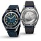 UNDONE Basecamp Cali Blue Automatic 40mm 100M Water Resistance Vintage Blue Dial Leather Strap