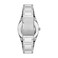 Fossil Mens Everett Automatic Stainless Steel ThreeHand Watch for Men Color Silver