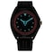 CITIZEN Mens EcoDrive Marvel Tony Stark 63 Black Ion Plated Watch with Black Leather Strap 3 Hand Luminous 43mm Model AW207505W