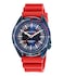 Nautica Mens NAPNVF305 Nautica Vintage Red Silicone Strap Watch