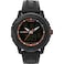 Timex Mens Ironman Triathlon Adrenaline Anadigi 46mm Watch Black Strap Digital Neg Display Dial Black Case
