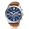 Fossil Flynn Chronograph Brown Leather Watch
