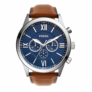 Fossil Flynn Chronograph Brown Leather Watch