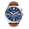 Fossil Flynn Chronograph Brown Leather Watch