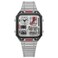 Citizen Mens Star Wars Rebel Pilot Vintage AnaDigi Quartz Stainless Steel Watch Rectangular