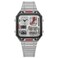 Citizen Mens Star Wars Rebel Pilot Vintage AnaDigi Quartz Stainless Steel Watch Rectangular