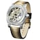 FORSINING Watches for Man Square Retro Mechanical Watch SelfWind Carved Skeleton Automatic Watches Vintage Leather Strap Wristwatch