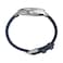 Timex Mens Harborside Coast 44mm Watch Blue Strap Blue Dial IP Steel Case