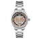 Thomas Earnshaw Mens 43mm Baron Grand Date Calendar Open Heart Automatic Ghost Grey Watch with Solid Stainless Steel Bracelet ES818755