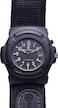 SmithWesson Smith Wesson Lawman Mens Watch 3ATM Glowing Hands Back Glow Black Face and Nylon Strap 40mm Christmas Gift