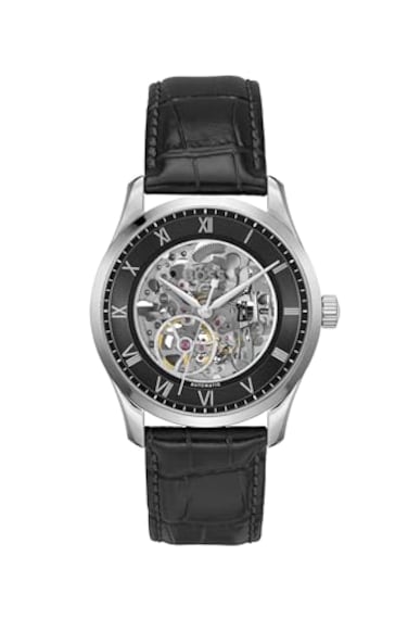 BOSS Mens Principle Automatic Watch Stainless Steel Case Japanese Movement 42 Hour Power Reserve Skeleton Dial Exhibition Case Back Luxury Timepiece Gift for Him