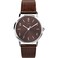 Timex Mens Marlin 34mm Watch Brown Strap Brown Dial Stainless Steel Case