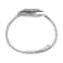 Timex Mens Q GMT 38mm Watch Black Dial Stainless Steel Case Strap