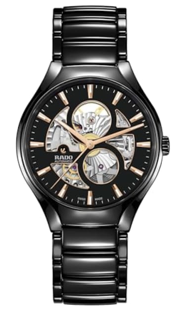 Rado New TrueUnisexSwiss Automatic WatchHighTech CeramicSapphire Crystal 40mm