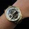 Thomas Earnshaw ES800622 Longitude Mens Watch with White Analog Dial and Gold Plated Stainless Steel Strap