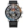 Citizen Mens EcoDrive Rebel Starfighter Boxed Set Stainless Steel Case Black Leather Strap Model CA087043W