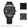 Victorinox Swiss Army Chronograph Black Dial Black and Red Rubber Strap Watch 42mm 242051