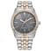 Citizen Mens EcoDrive Corso Diamond Gray Dial TwoTone Stainless Steel Bracelet Watch Model BM764655H