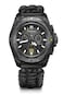 Victorinox INOX Chrono Black Dial Black Paracord Strap Watch 43mm 2419891