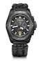 Victorinox INOX Chrono Black Dial Black Paracord Strap Watch 43mm 2419891