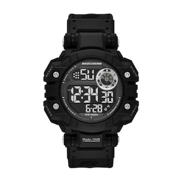 Skechers Mens Allenford Digital Black Nylon Watch