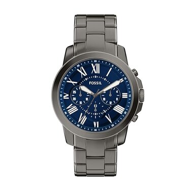 Fossil Mens Watch Grant Quartz TwoTone Stainless Steel Chronograph Watch for Men