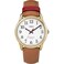 Timex Mens TW2R40100 Easy Reader 40th Anniversary 38mm TanWhite Leather Strap Watch
