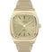 Timex Mens E Line Reissue 34mm Watch Stainless Steel Expansion Band Champagne Dial GoldTone Case