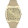 Timex Mens E Line Reissue 34mm Watch Stainless Steel Expansion Band Champagne Dial GoldTone Case