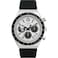 Timex Mens Peanuts Q 40mm Watch Black Strap White Dial Stainless Steel Case