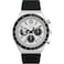 Timex Mens Peanuts Q 40mm Watch Black Strap White Dial Stainless Steel Case