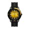 Skechers Mens Lachman ThreeHand Date Black Silicone Watch